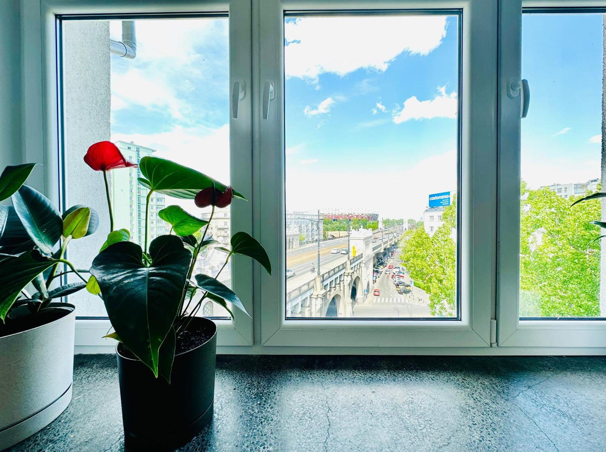 Westside Panorama Pgn Stadium Apartment Warschau Buitenkant foto